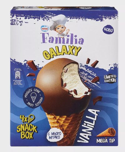Galaxy Сладолед
различни вкусове