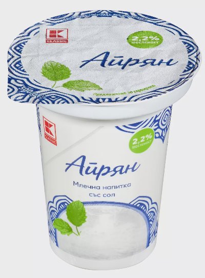 K-Classic Айрян
2,2 % масленост
