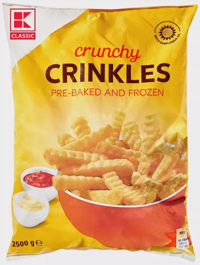 K-Classic Къдрави картофи
замразени