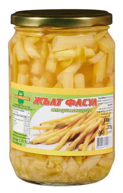 Каликонс Жълт фасул
стерилизиран