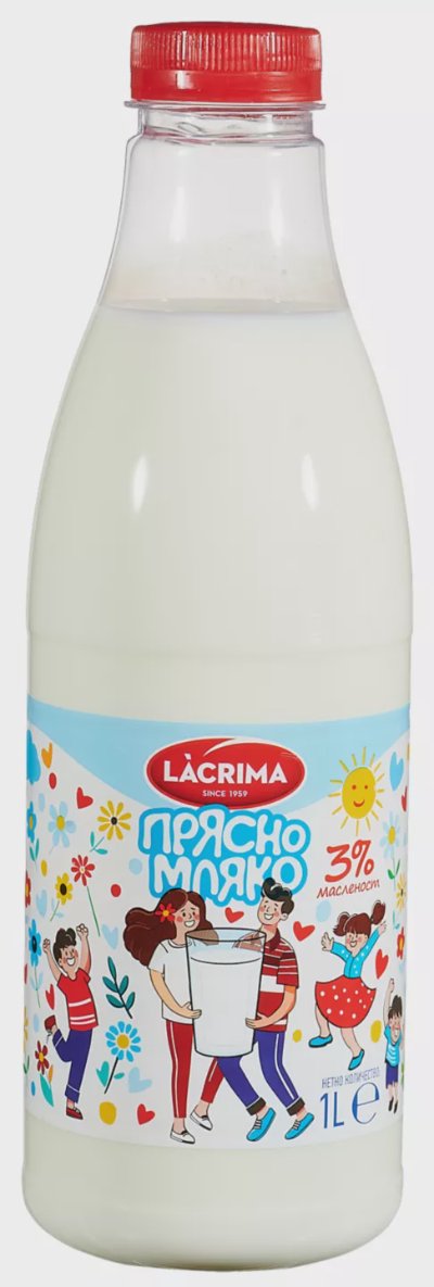 LACRIMA Прясно мляко
3% масленост