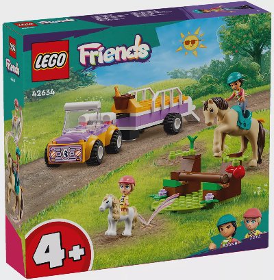 LEGO Конструктор
Ремарке за кон и пони