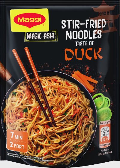 MAGGI ASIA Нудли за тиган
с вкус на патешко