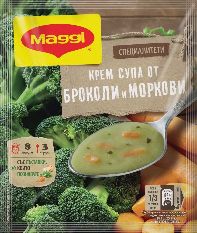 MAGGI Крем супа
броколи и моркови