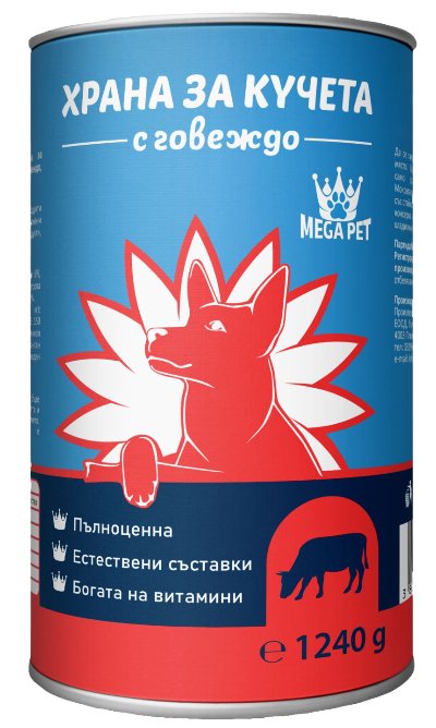 Mega Pet Храна за кучета
различни видове