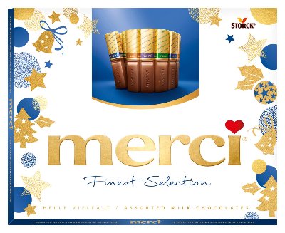 Merci Шоколадови бонбони
различни видове