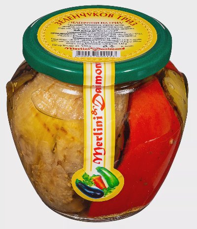 Merlini Danimond Зеленчуков триз или
Салата от печени чушки