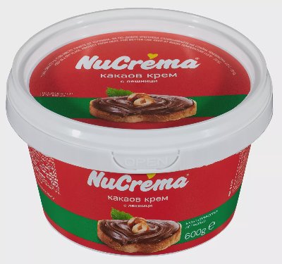 Nucrema Какаов крем
с лешници