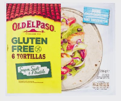 Old El paso Тортила
без глутен
