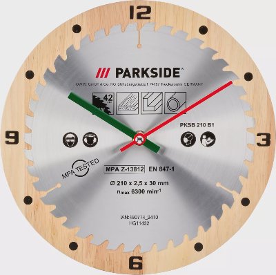 PARKSIDE® Стенен часовник
PWCP1A1
