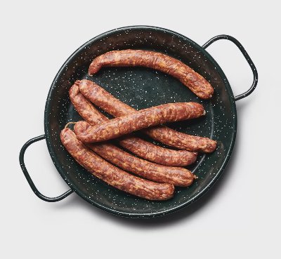 Пушена ловджийска наденица от свежата витрина