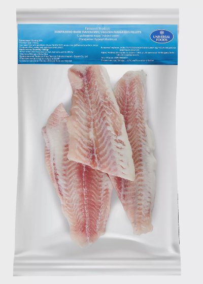 Universal Foods Пангасиус филе
замразенo