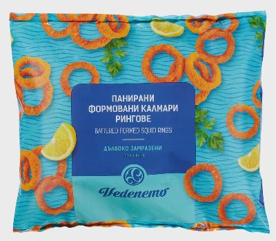 Vedenemo Калмарени рингове
панирани