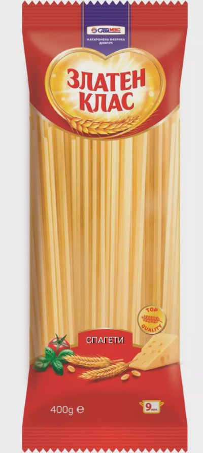 Златен Клас Макаронени изделия
различни видове